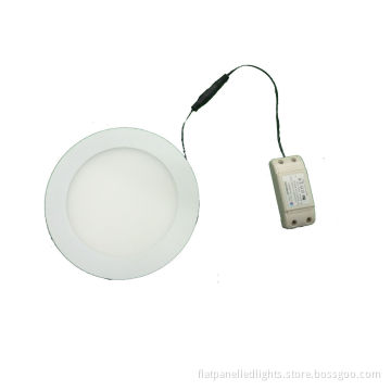 D120mm 6w Round Flat Panel Led Lights With Super Brightness Ce Rohs
